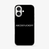 ABCDEF**K iPhone 16 Case