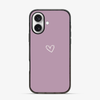Pink Heart iPhone 16 Case