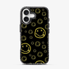 Smiley Black iPhone 16 Case