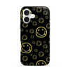 Smiley Black iPhone 16 Case