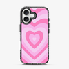 Y2K Pink Hearts iPhone 16 Case