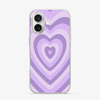 Y2K Purple Hearts iPhone 16 Case