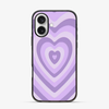 Y2K Purple Hearts iPhone 16 Case