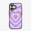 Y2K Purple Hearts iPhone 16 Case