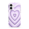 Y2K Purple Hearts iPhone 16 Case