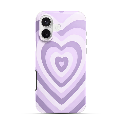 Y2K Purple Hearts iPhone 16 Case