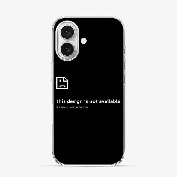 Design Not Found iPhone 16 Case