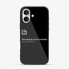 Design Not Found iPhone 16 Case
