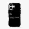 Design Not Found iPhone 16 Case