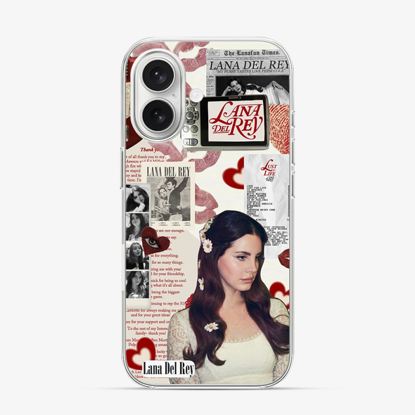 Lana Del Rey Sticker iPhone 16 Case