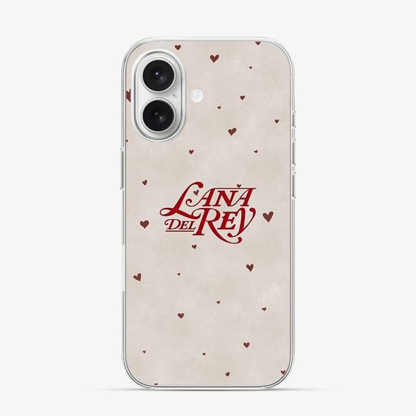 Lana Del Rey Hearts iPhone 16 Case