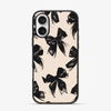 Coquette Black Bow iPhone 16 Case