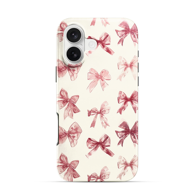 Coquette Sketchy Bow iPhone 16 Case