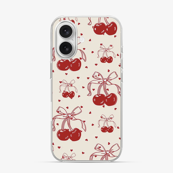 Cherry And The Bow iPhone 16 Case