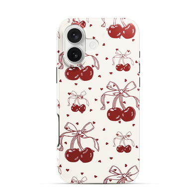 Cherry And The Bow iPhone 16 Case
