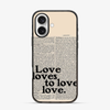 Love Loves to Love iPhone 16 Case