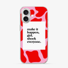 Girl Shock Everyone iPhone 16 Case