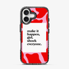 Girl Shock Everyone iPhone 16 Case