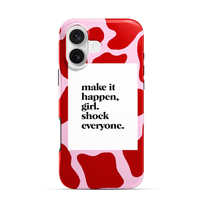 Girl Shock Everyone iPhone 16 Case