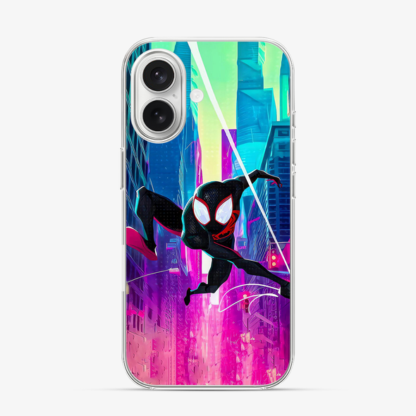 Flying Spiderman iPhone 16 Case