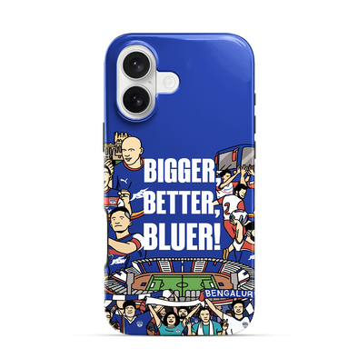 Bigger Better Bluer Bengaluru FC iPhone 16 Case