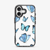 Blue Butterfly iPhone 16 Case
