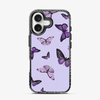 Purple Butterfly iPhone 16 Case