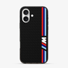 BMW Carbon Fibre | Two iPhone 16 Case