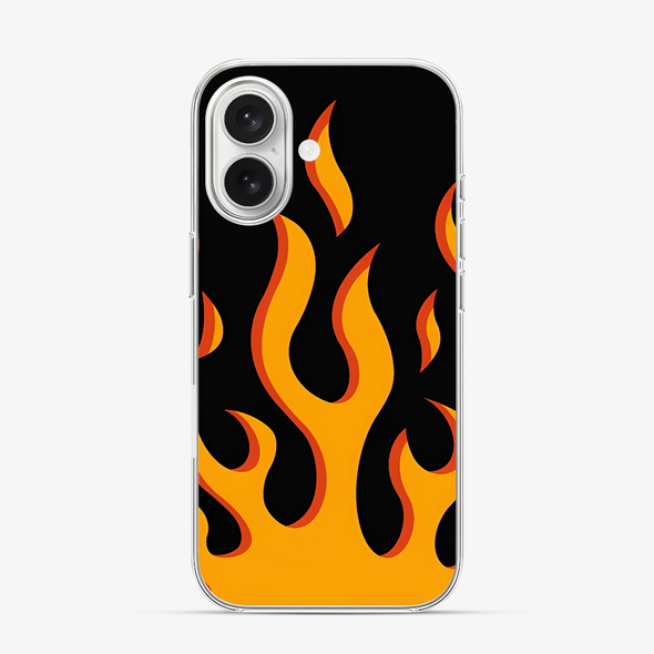 Flame | Orange iPhone 16 Case