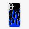 Flame | Blue iPhone 16 Case