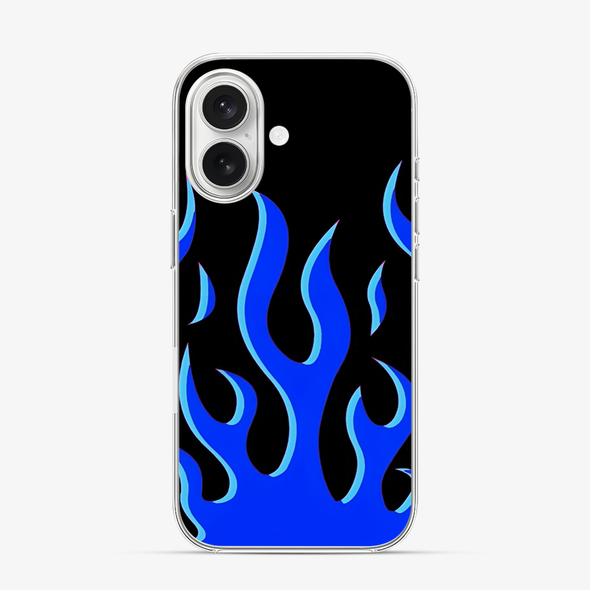 Flame | Blue iPhone 16 Case