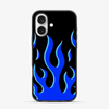 Flame | Blue iPhone 16 Case