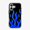 Flame | Blue iPhone 16 Case