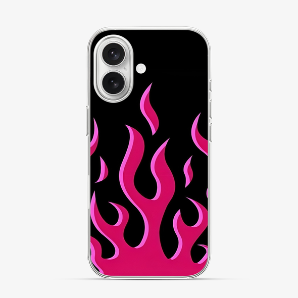 Flame | Pink iPhone 16 Case