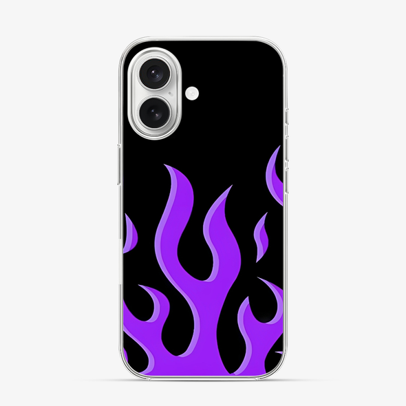 Flame | Purple iPhone 16 Case