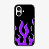 Flame | Purple iPhone 16 Case