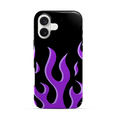 Flame | Purple iPhone 16 Case